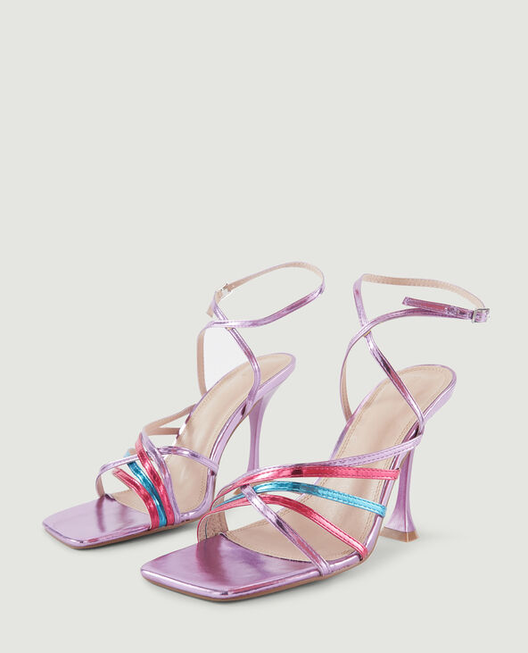 Sandales à brides lilas - Pimkie