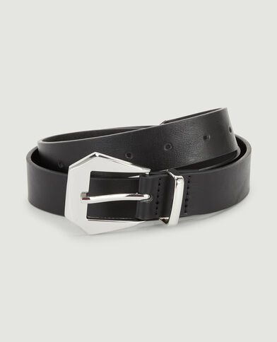 Ceinture à boucle design noir - Pimkie