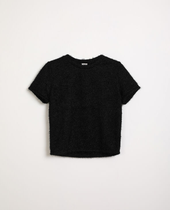Pull manches courtes noir - Pimkie