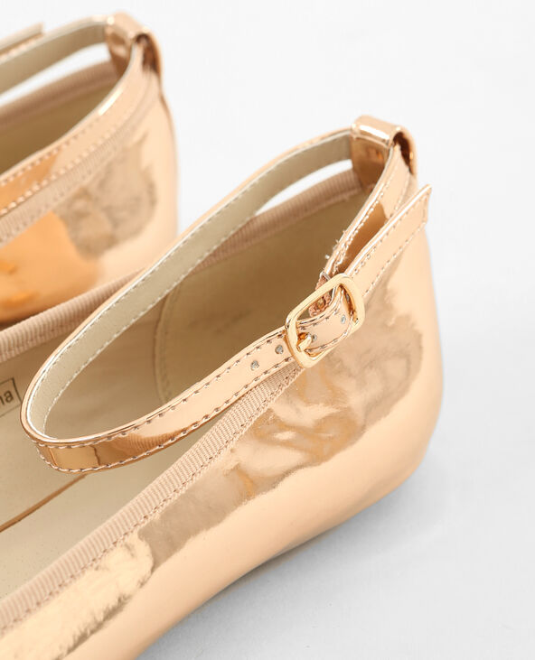 Ballerines bride amovible cuivré - Pimkie