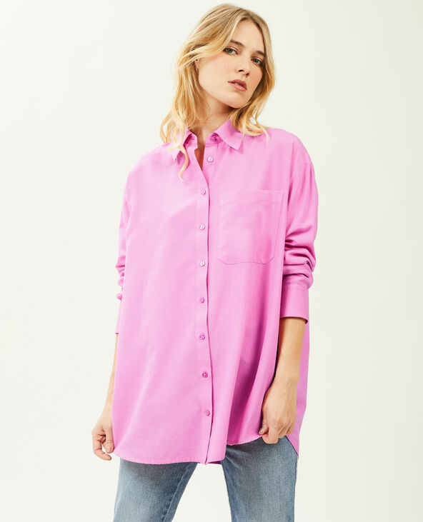 Chemise oversize rose - Pimkie
