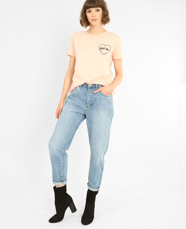 Jean mum bleu foncé - Pimkie