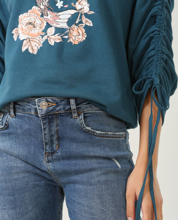 Jean skinny taille moyenne bleu - Pimkie