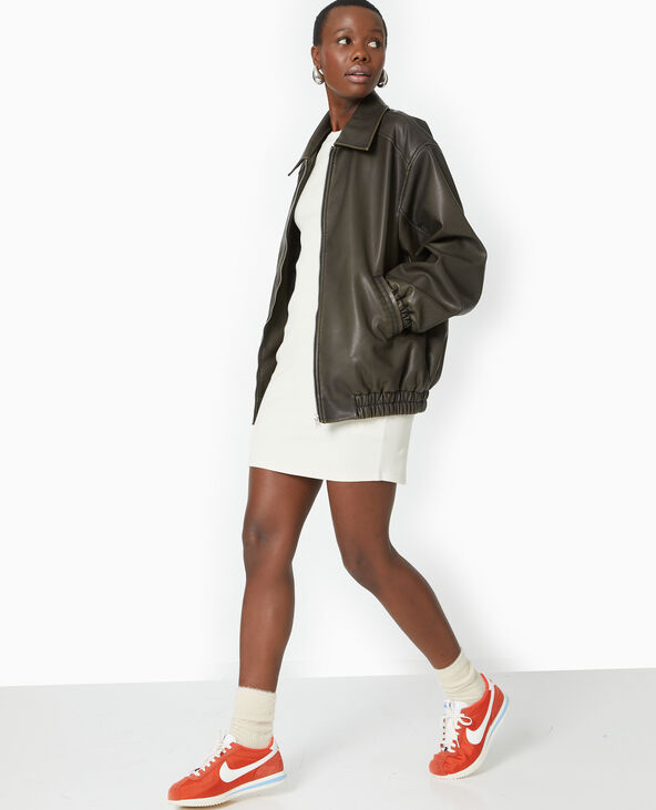 Robe débardeur maille côtelée blanc - Pimkie