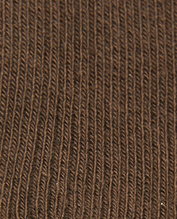 Chaussettes avec bords ondulées marron - Pimkie