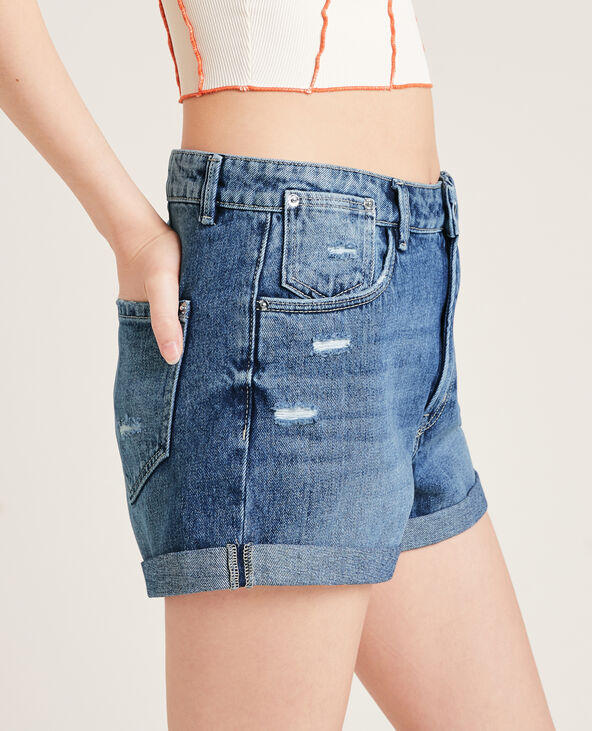 Short en jean bleu - Pimkie