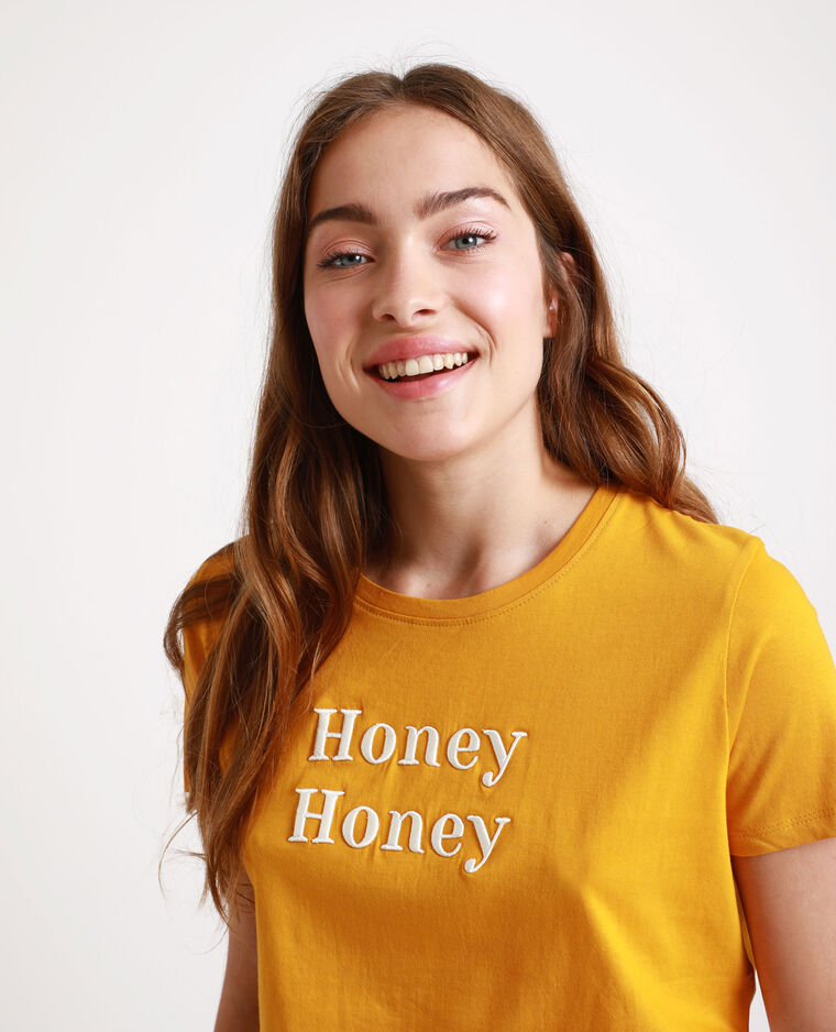 T-shirt Honey orange - Pimkie