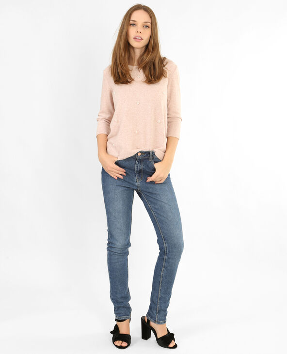 Pull perlé rose clair - Pimkie