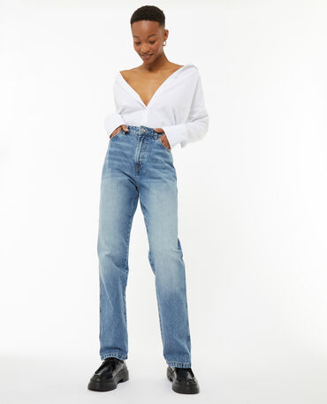 Jeans decontracté outlet femme