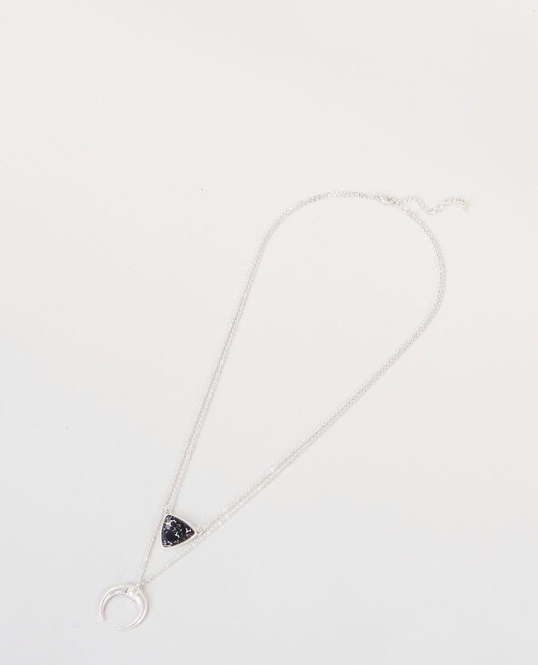 Collier multi-rangs argenté - Pimkie