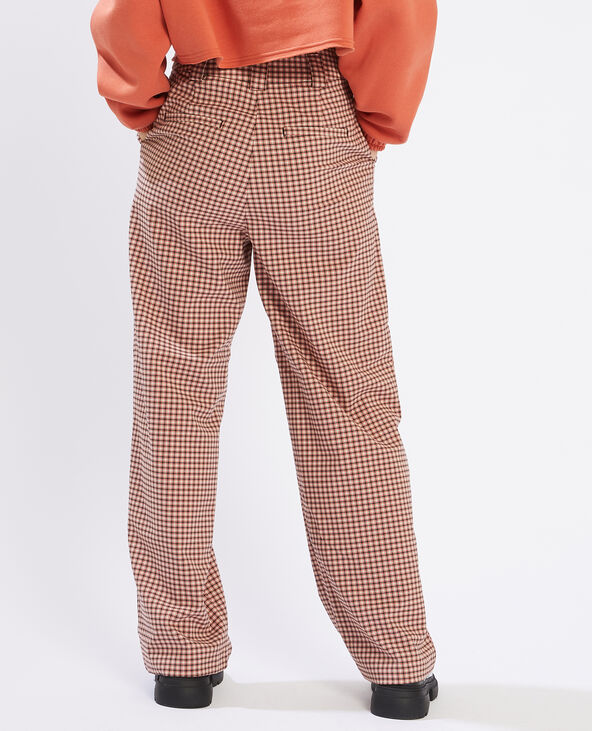 Pantalon a carreaux