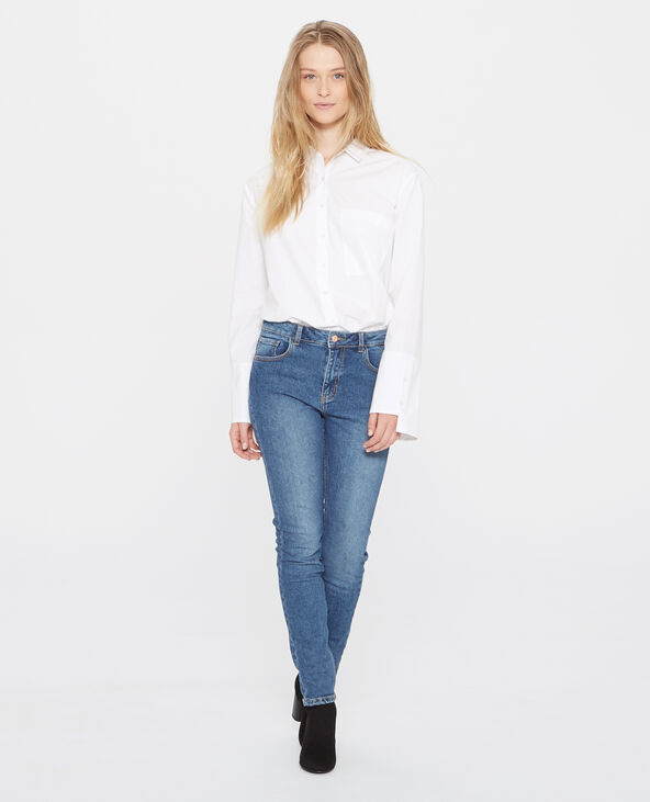 Chemise poche poitrine blanc - Pimkie