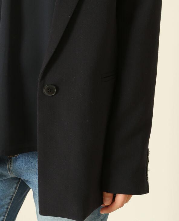 Blazer col tailleur noir - Pimkie