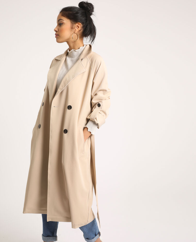 Trench fluide beige - Pimkie