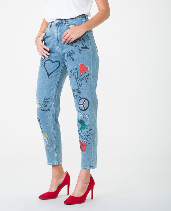 Jean mum imprime