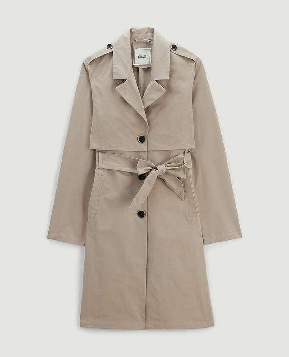 Trench ceinturé beige - Pimkie