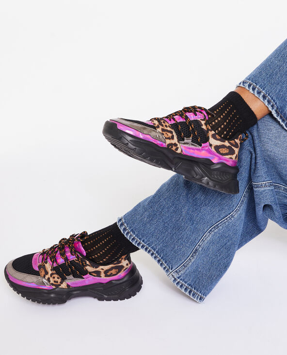 Paire de chaussettes en maille ajourée noir - Pimkie