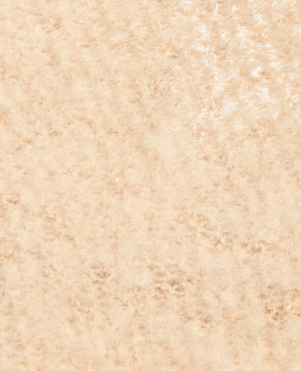 Echarpe châle en maille bouclette écru - Pimkie