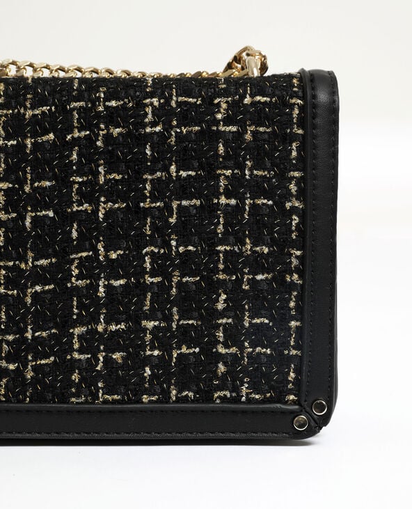 Sac en tweed noir - Pimkie