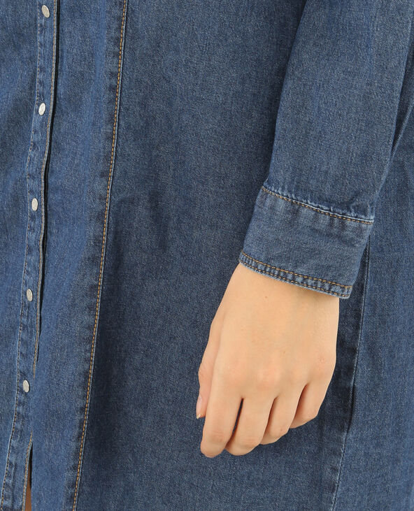 Robe chemise jean bleu - Pimkie