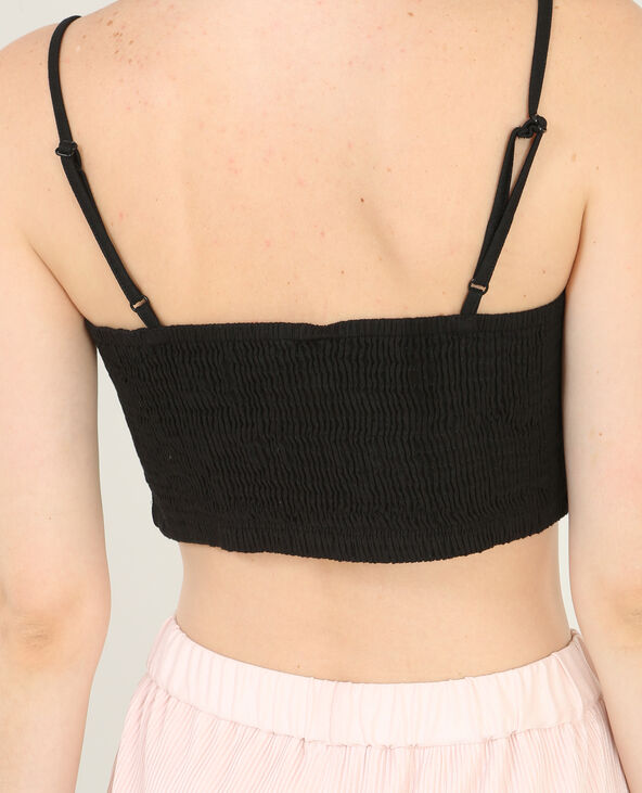 Brassière fines bretelles noir - Pimkie