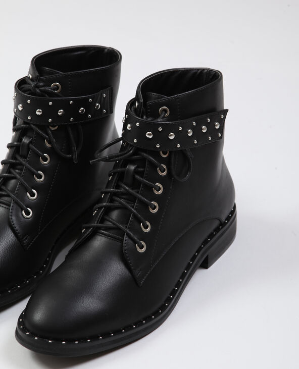 Boots à clous noir - Pimkie