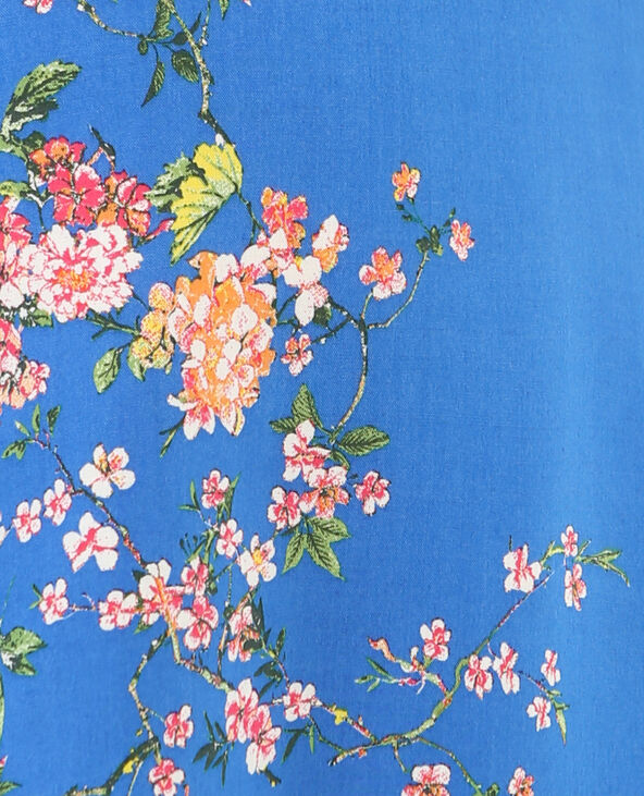 Jupe courte et fluide bleu marine - Pimkie