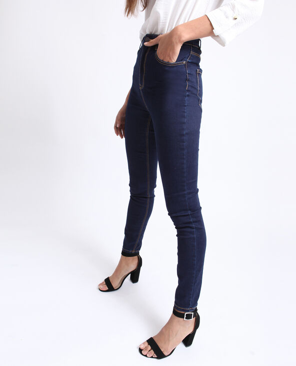 Jean skinny taille haute bleu - Pimkie