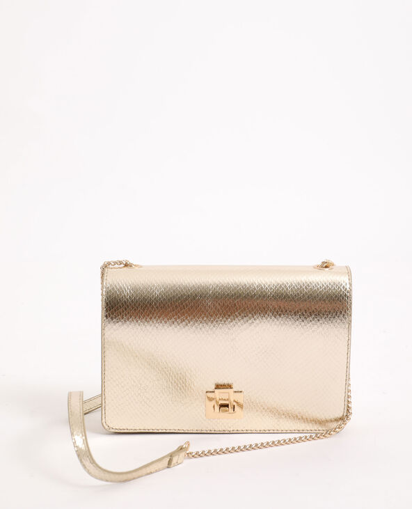 Sac bandoulière métallisé doré - Pimkie