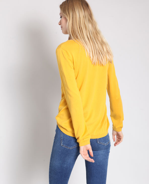 Pull léger jaune ocre - Pimkie