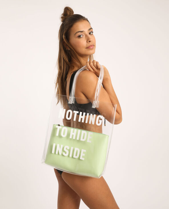 Sac transparent blanc - Pimkie
