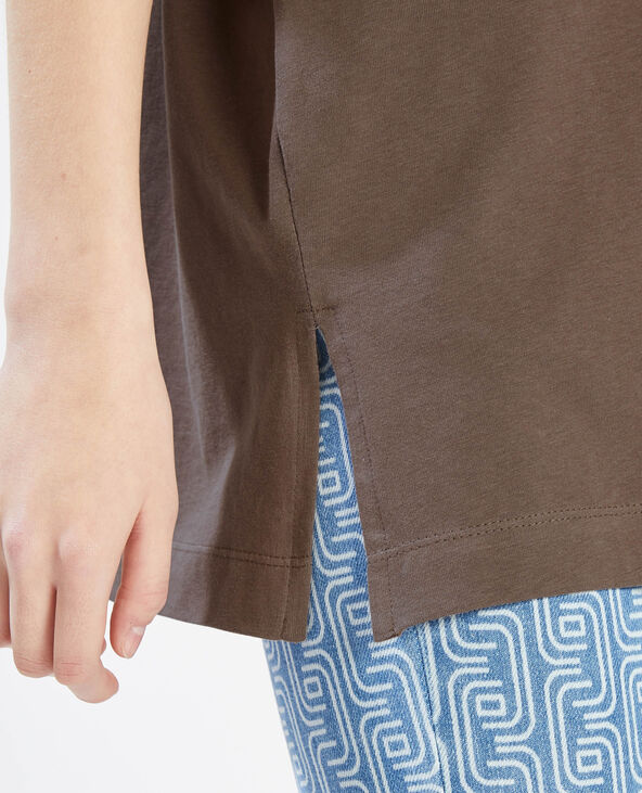 T-shirt oversize taupe - Pimkie