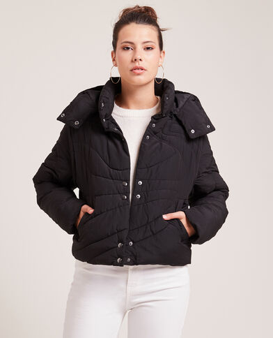 Doudoune matelassage wavy noir - Pimkie