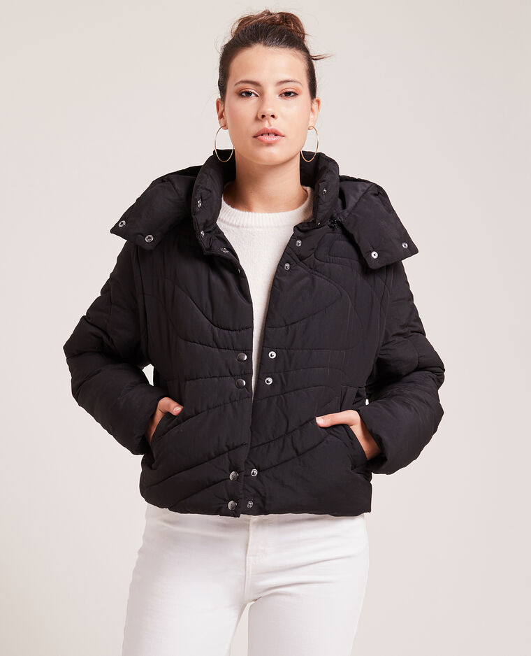 Doudoune matelassage wavy noir - Pimkie