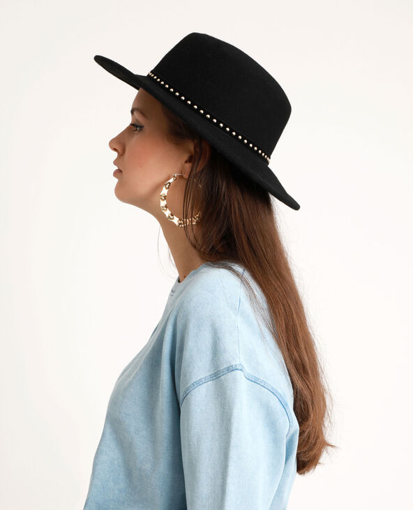 Chapeau en laine noir - Pimkie
