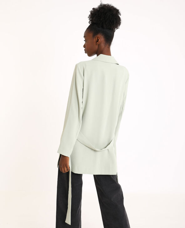 Blazer fluide vert de gris - Pimkie