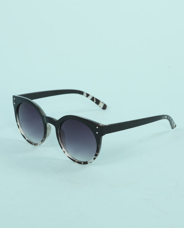 Lunettes rondes yeux de chat noir - Pimkie