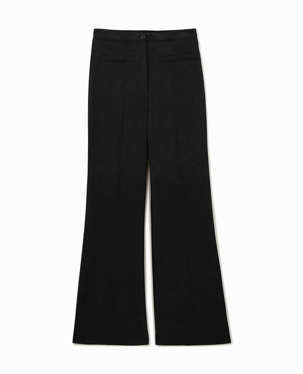 Pantalon flare taille extra haute noir - Pimkie