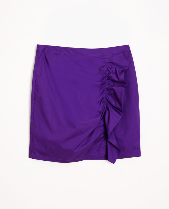 Jupe à volants violet - Pimkie