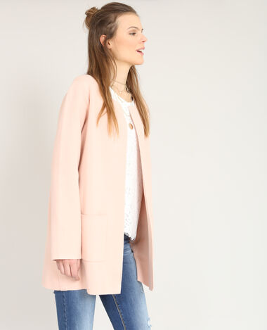 Gilet droit rose clair - Pimkie