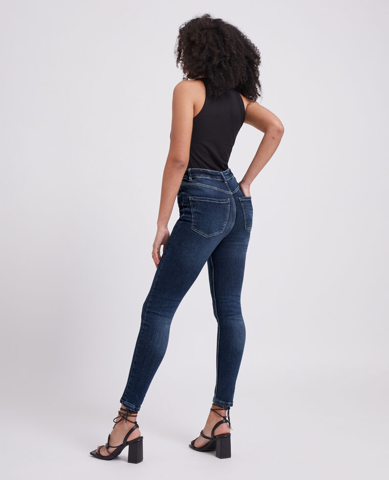 Jean skinny taille haute bleu brut - Pimkie