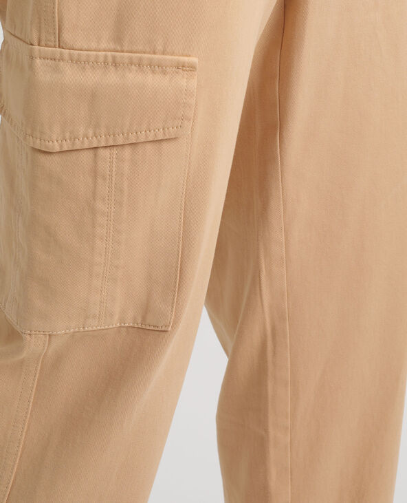 Pantalon cargo beige - Pimkie