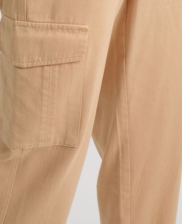 Pantalon cargo beige - Pimkie