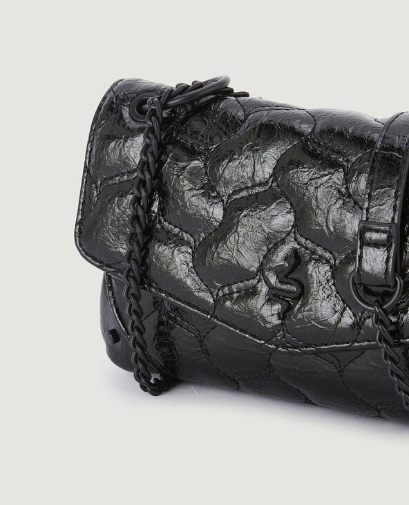Mini sac matelassé noir - Pimkie
