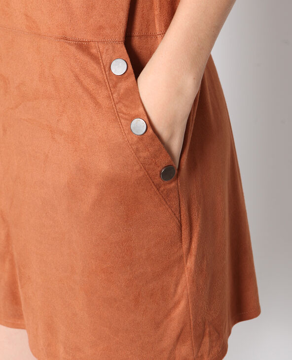 Robe suédine camel - Pimkie