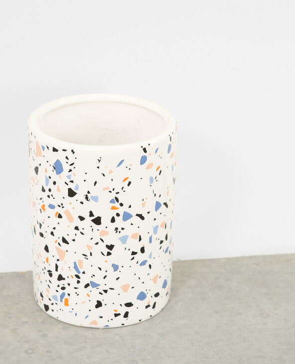 Pot terrazzo blanc - Pimkie