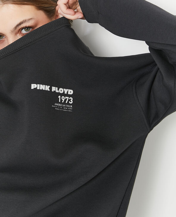 Sweat col rond PINK FLOYD gris foncé - Pimkie