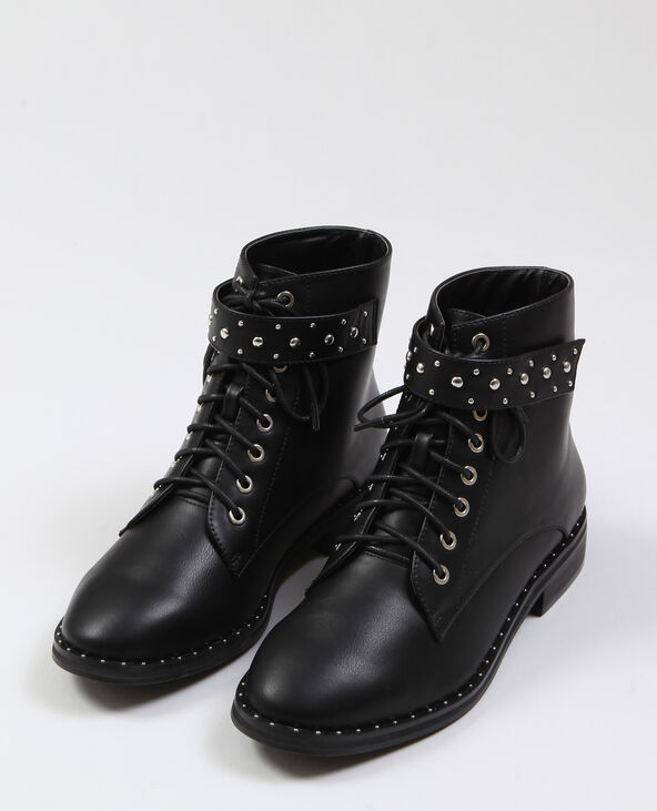 Boots à clous noir - Pimkie