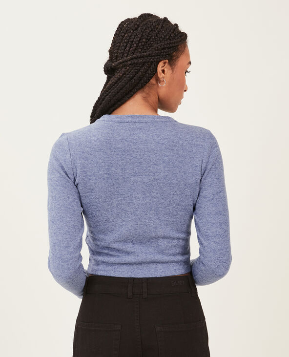 Pull façon corset bleu - Pimkie
