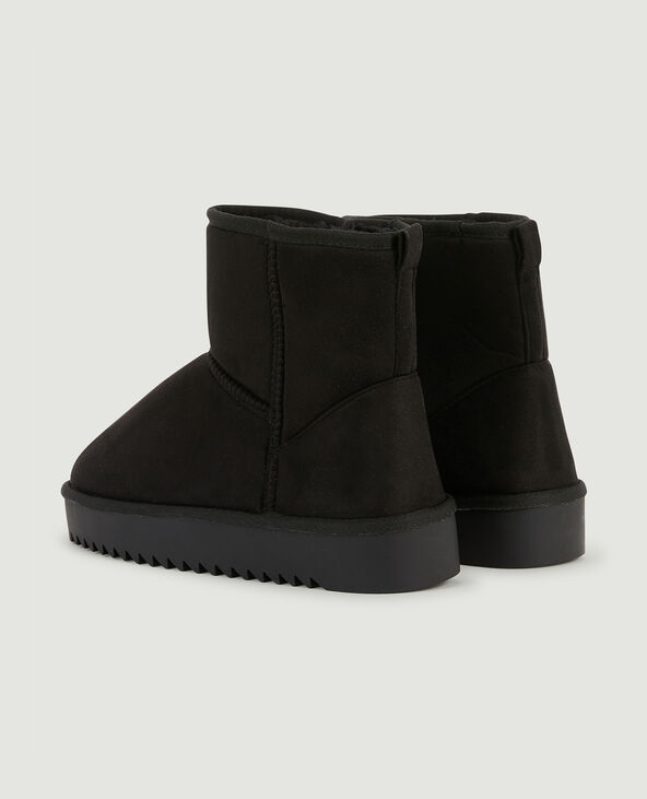 Boots fourrées noir - Pimkie